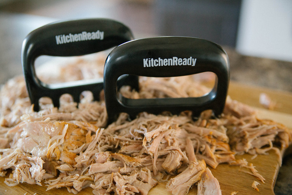 KitchenReady Pulled Pork Shredder Claws & BBQ Meat Forks - Paws for Pulling  Brisket from Grill Smoker or Slow Cooker - Shredding Handling & Carving